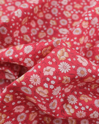 Tissu Liberty Fabrics@  Veronica C Rouge - Mercerine