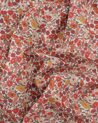 Tissu Liberty Fabrics@ Poppy Forest D Terracotta  - Mercerine