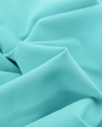 Tissu Lycra Uni Aqua - Oeko-Tex -  Mercerine