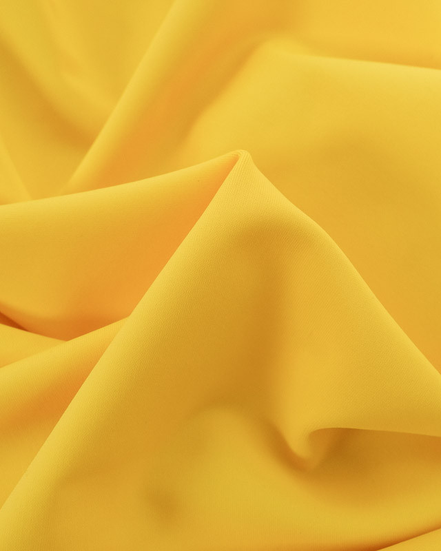 Tissu Lycra Uni Jaune - Oeko-Tex -  Mercerine