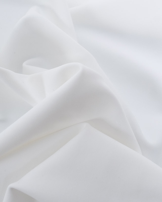 Tissu Lycra Uni Blanc - Oeko-Tex - Mercerine