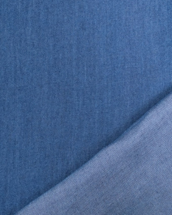 Tissu Tencel Jean Bleu Foncé - Mercerine