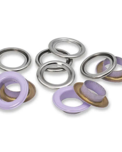 Œillets avec rondelles 14mm Lilas - Prym- Mercerine