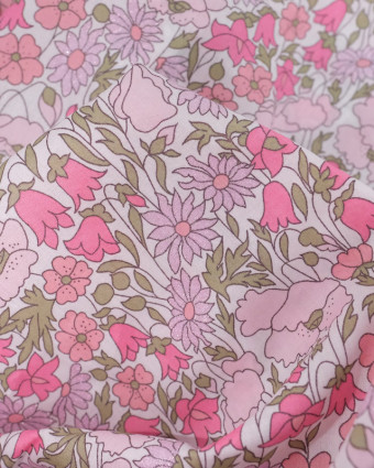 Tissu Liberty Fabrics@ Poppy and Daisy - Pailleté - Mercerine