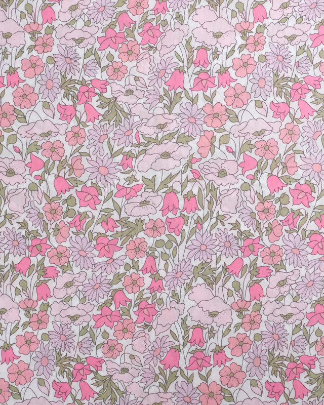 Tissu Liberty Fabrics@ Poppy and Daisy - Pailleté - Mercerine