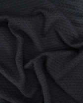 Tissu Maille Bambou Noir- Oeko-Tex