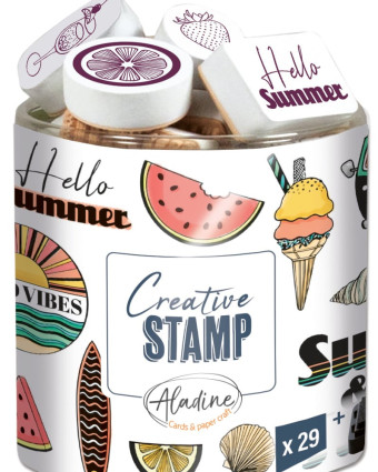 Tampon Loisir Créatif - Creative Stamp Summer - Mercerine