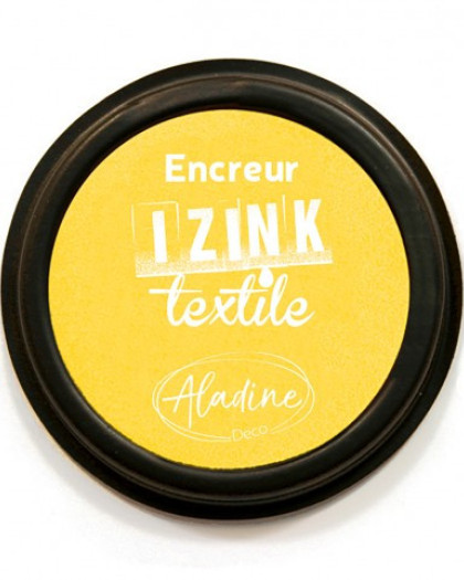 Encreur Izink Textile Jaune  - Mercerine