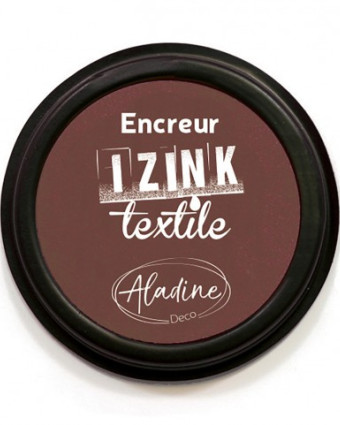 Encreur Izink Textile Marron Wood  - Mercerine