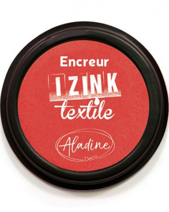 Encreur Izink Textile Rouge Santal  - Mercerine