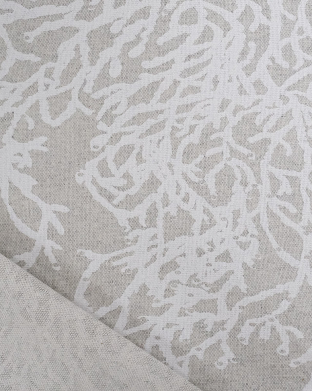 Toile Enduite Calédonie Blanc - Mercerine