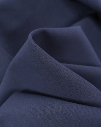 Tissu Jupe Veste Pantalon : gabardine navy- Mercerine