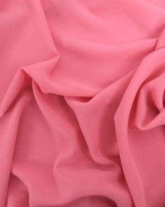 Tissu Crepe Georgette Rose - Mercerine