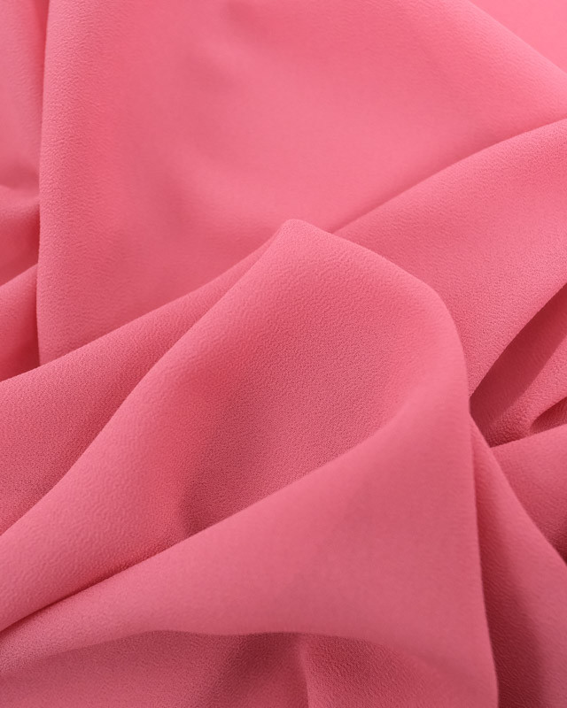 Tissu Crepe Georgette Rose - Mercerine