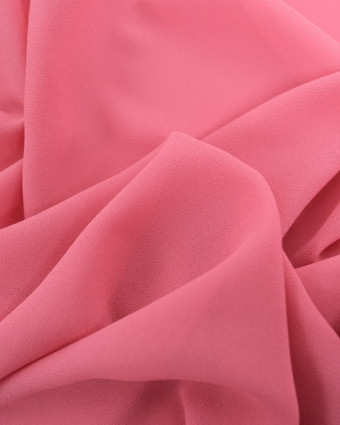 Tissu Crepe Georgette Rose - Mercerine