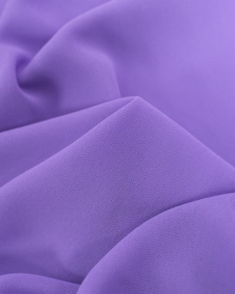 Tissu Crepe Georgette Violet - Mercerine