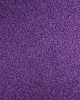 Tissu Bouclette Doux Violet - Mercerine