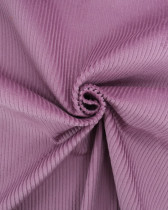 Tissu Velours Côtelé Stretch Mauve - Oeko-Tex