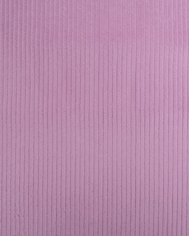 Tissu Velours Côtelé Stretch Mauve - Oeko-Tex - Mercerine