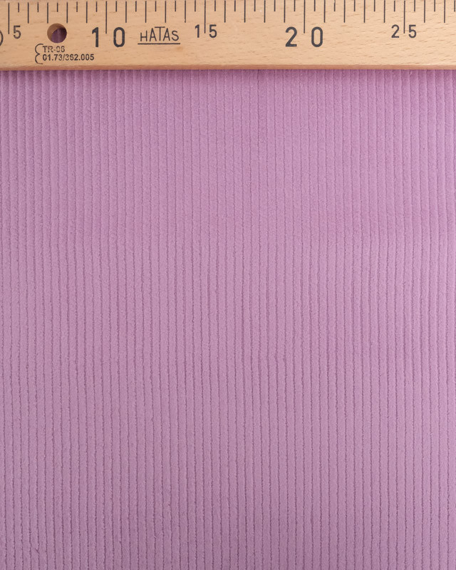 Tissu Velours Côtelé Stretch Mauve - Oeko-Tex - Mercerine