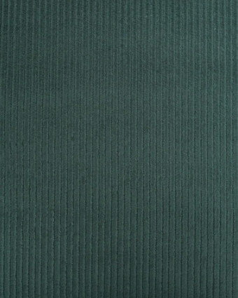 Tissu Velours Côtelé Stretch Vert bouteille - Oeko-Tex - Mercerine