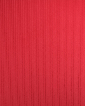 Tissu Velours Côtelé Stretch Rouge - Oeko-Tex - Mercerine