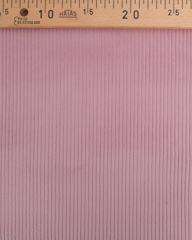 Tissu Velours Côtelé Stretch Vieux Rose - Oeko-Tex - Mercerine