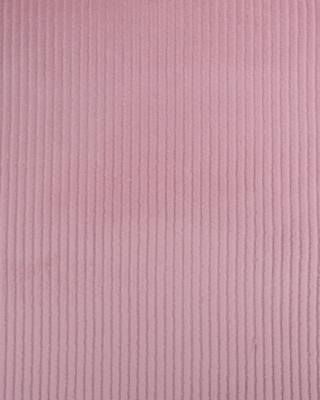 Tissu Velours Côtelé Stretch Vieux Rose - Oeko-Tex - Mercerine