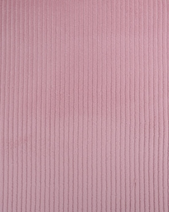 Tissu Velours Côtelé Stretch Vieux Rose - Oeko-Tex - Mercerine