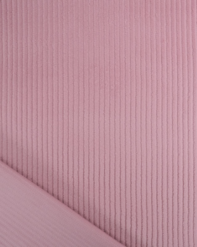 Tissu Velours Côtelé Stretch Vieux Rose - Oeko-Tex - Mercerine