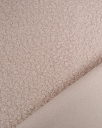 Tissu Bouclette Beige - Mercerine