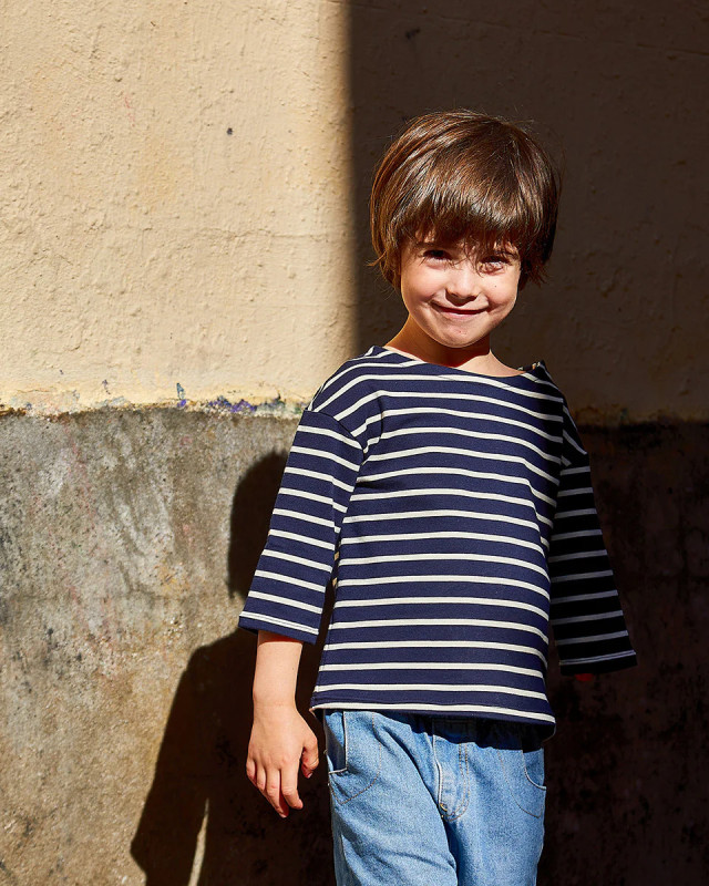 Patron de couture marinière enfant Ikatee Quiberon - Mercerine