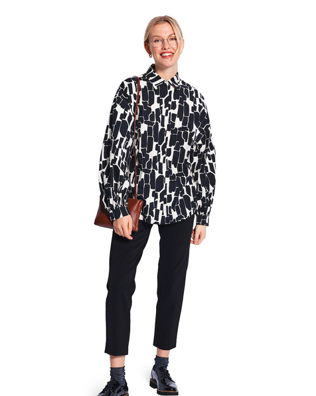 Patron Blouse Burda 5775 - Mercerine