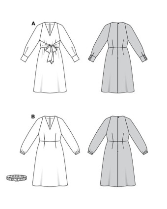 Patron Robe Burda 5777 - Mercerine