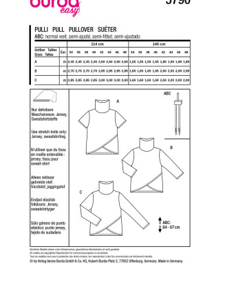 Patron Pull Burda 5790 - Mercerine