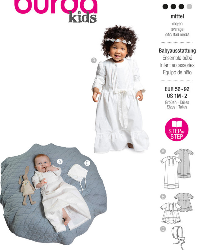 Patron Layette Burda 9221 - Mercerine