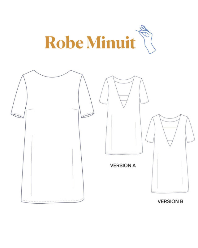 Patron robe femme Minuit - Majam - Mercerine