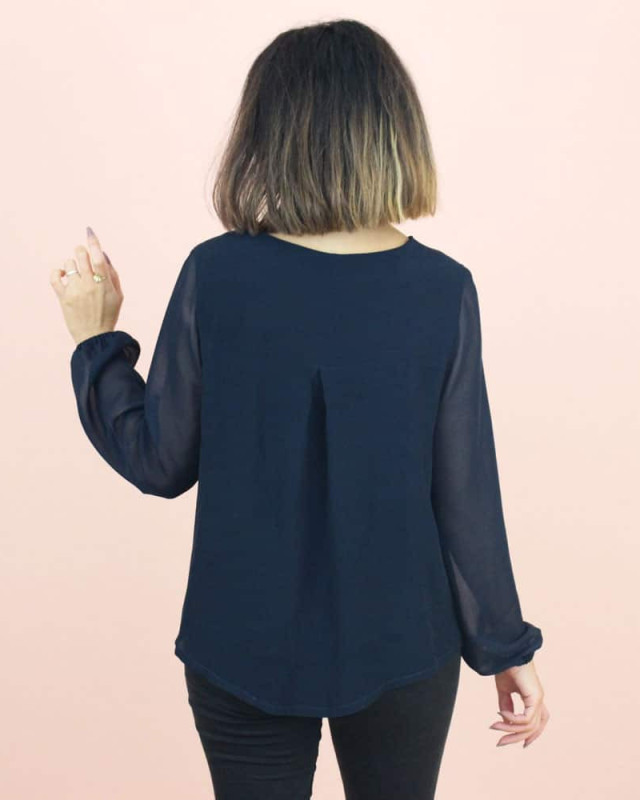 Patron Blouse manches longues Lélia - Majam - Mercerine