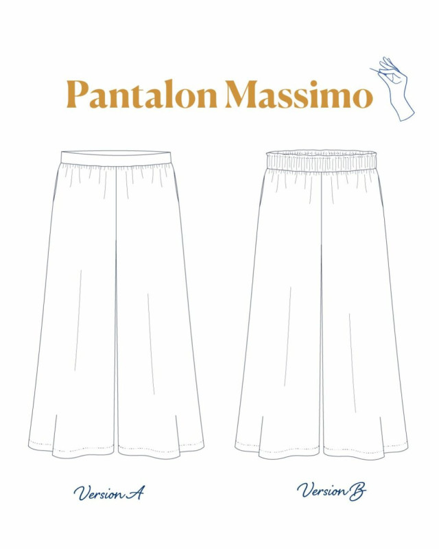 Patron Pantalon été Massimo - Majam - Mercerine