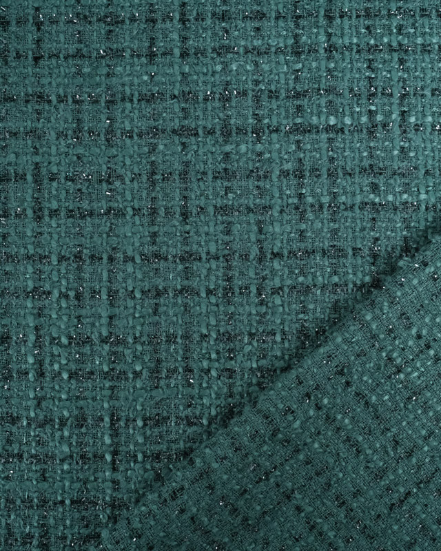 Tweed Vert - Oeko-Tex - Mercerine