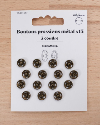 Bouton pression 8.5mm - Mercerine