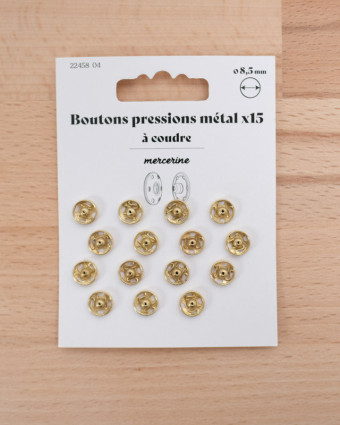 Bouton pression 8.5mm - Mercerine