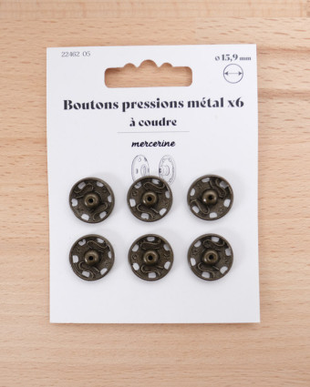 Pression bouton 11mm - Mercerine