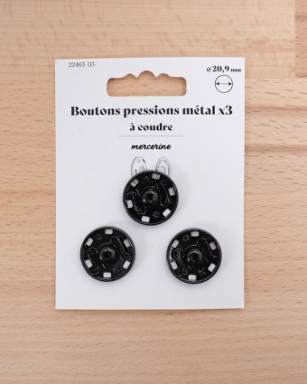 Pression à coudre 20,9mm - Mercerine