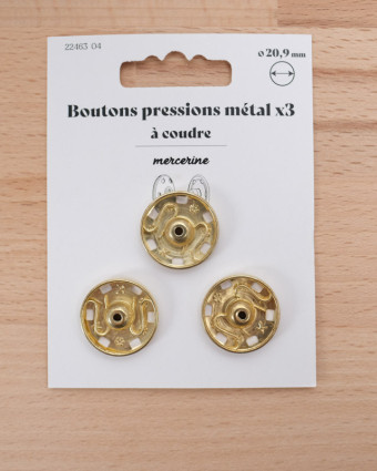 Pression à coudre 20,9mm - Mercerine