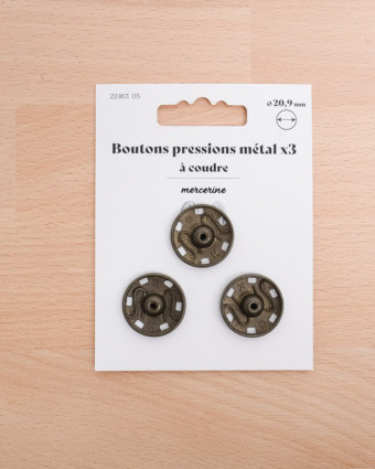 Pression à coudre 20,9mm - Mercerine