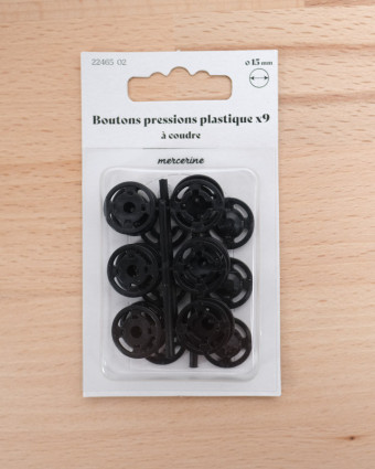 Pression plastique 15mm - Mercerine