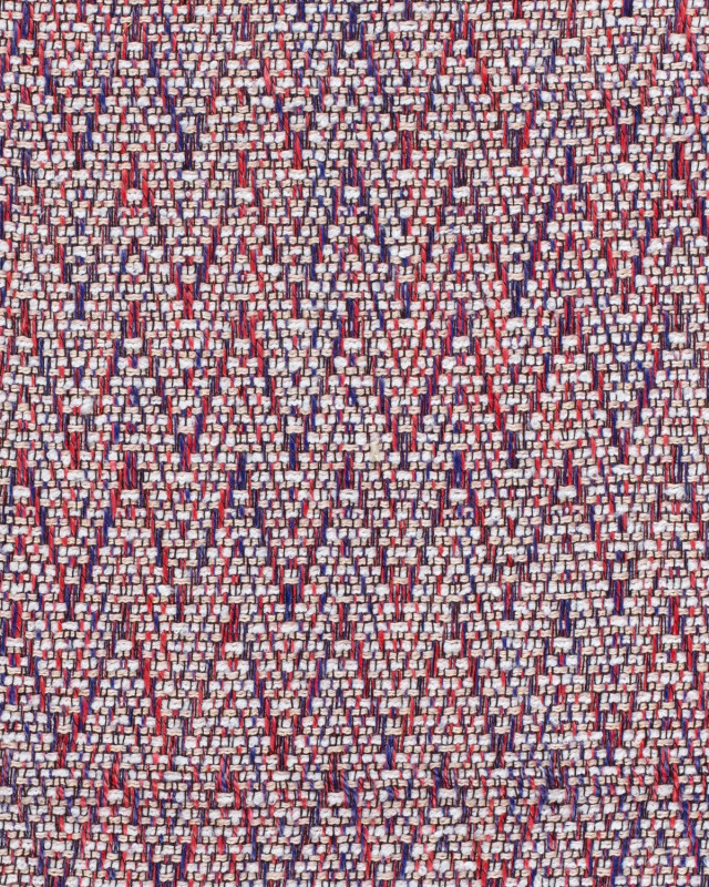 Tissu Tweed Chevrons Rose Lurex - Oeko-Tex - Mercerine