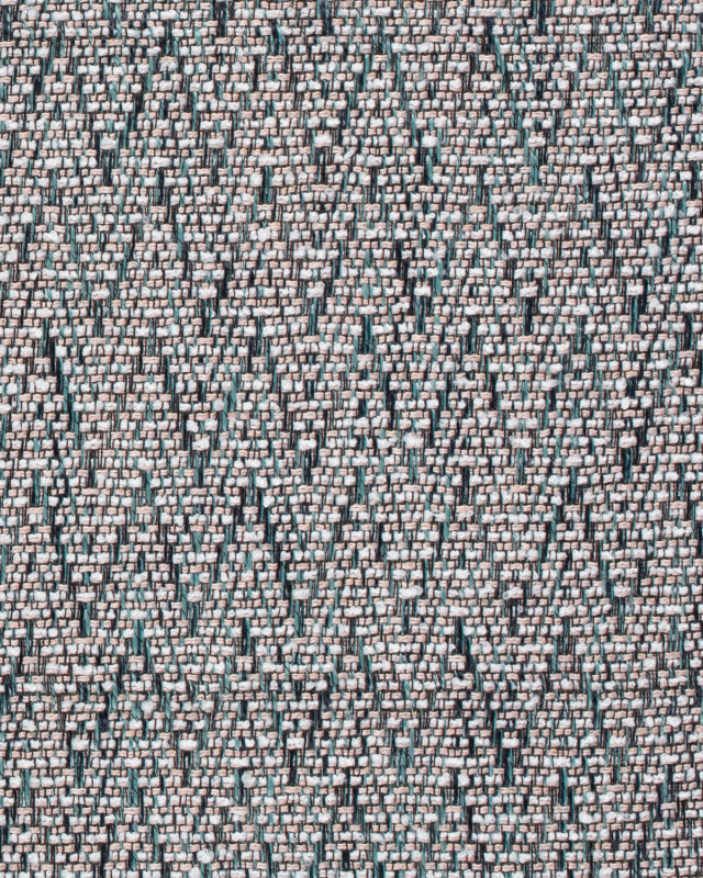 Tissu Tweed Chevrons Bleu Lurex - Oeko-Tex - Mercerine