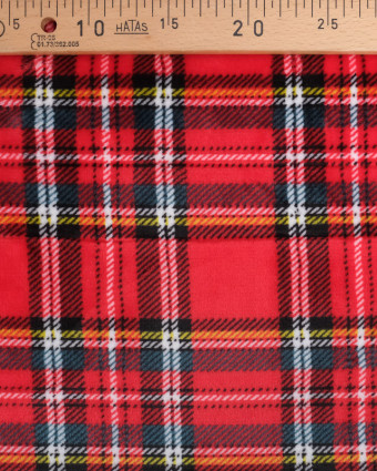 Doudou Polaire Rouge Tartan - Mercerine